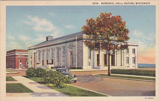 Wisconsin Racine Memorial Hall 1944