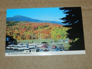 VINTAGE POSTCARD MOUNT WASHINGTON AUTO ROAD BASE N.H. UNUSED