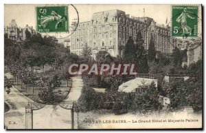 Old Postcard Royat Les Bains Grand Hotel and the Majestic Hotel