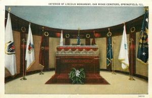 IL, Springfield, Illinois, Oak Ridge Cemetery, Lincoln Monument Interior,Tichnor