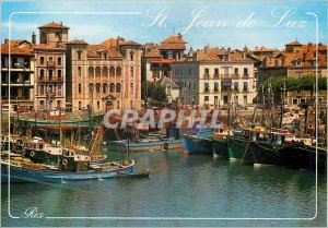 Modern Postcard St Jean de Luz Pyrenees Atlantiques The Port and the House of...