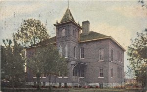 J57/ West Plains Missouri Postcard c1910 High School Building 260