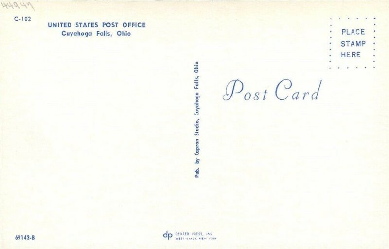 OH, Cuyahoga Falls, Ohio, Post Office, Dexter Press No. 69143-B