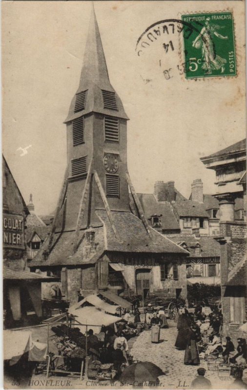 CPA HONFLEUR Clocher de Sainte-Catherine (1225718)