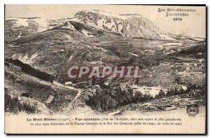 Old Postcard Mont Mezenc View Eastern coast of the Ardeche in its grandiose a...