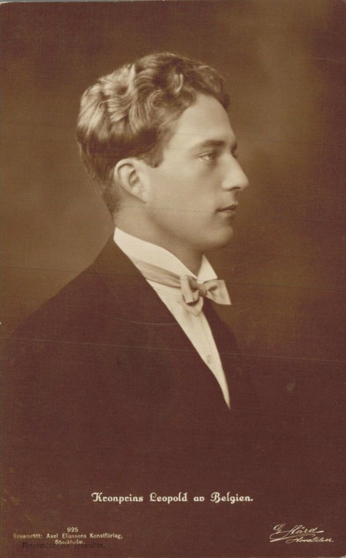 Leopold III of Belgium Royalty RPPC 06.76 