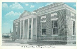 Atlanta Georgia US Post Office Building Auburn Greeting 1920s Postcard 21-706