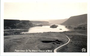 RPPC GRAND COULEE, Washington WA ~  PARK LAKE c1940s Ellis #642  Postcard