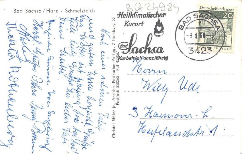 BG24984 bad sachsa harz schmelzteich    germany