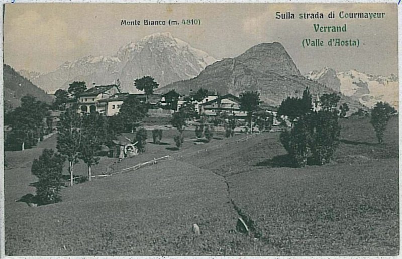 AOSTA province vintage postcard - Pré-Saint-Didier PRE ST DIDIER: Verrand-