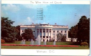 Postcard - The White House and Grounds - Washington, District of Columbia