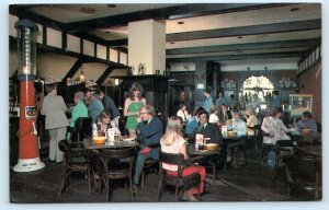 CINCINNATI, Ohio OH ~ The Terrace Hilton JOE'S BAR Crowd Interior 1960s Postcard