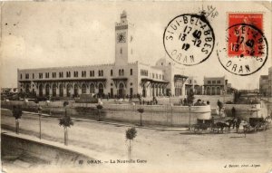 CPA AK Geiser 93 Oran La Nouvelle Gare ALGERIE (756786)