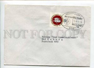 421910 GERMANY BERLIN 1974 year Deggendorf ADVERTISING real posted COVER