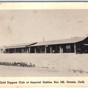 c1910s Glamis, CA Gold Diggers Club Private Imperial Gables PC Cali Dunes A147