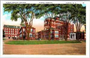 Postcard SCHOOL SCENE Albany New York NY AO2725