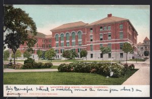 California ~ Lafayette High School OAKLAND 1900s Und/B Vintage