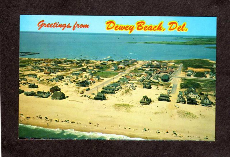 DE Greetings From Dewey Beach Delaware Postcard