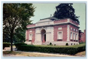 The E.C Scranton Library Building Madison Connecticut CT Vintage Postcard 