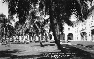 RPPC CASA MARINA HOTEL KEY WEST FLORIDA REAL PHOTO POSTCARD (1940s)