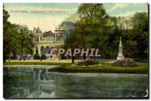 Old Postcard Cafe Amsterdam Vondelpark Pavilljoen