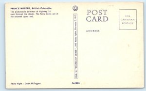 PRINCE RUPERT aerial view CANADA Postcard