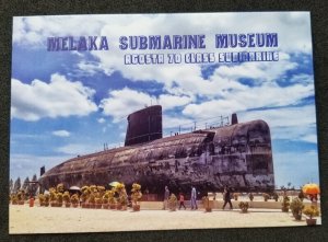 [AG] P54 Malaysia Melaka Submarine Museum Navy Force Vehicle War (postcard) *New