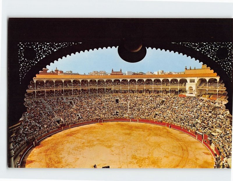 Postcard Monumental Bull-fighting Ring, Madrid, Spain
