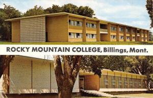 Billings Montana Rocky Mountain College Multiview Vintage Postcard K99140