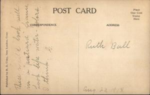 New London CT Lighthouse HD Utley Publ c1910 Postcard