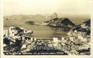 Real Photo Enceada do Botaforgo Rio De Janeiro Brazil Writing On Back 