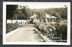 dc189 - ST DAMIEN DE BRANDON Quebec 1946 Resort Real Photo Postcard