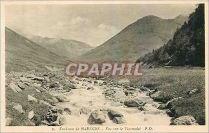 Old Postcard Around View Bareges Tourmalet