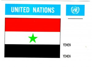 United Nations, Flag of Yemen,