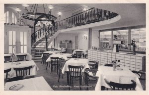Haus Hindenburg German Hotel Restaurant Dining Room Postcard