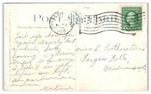 1920 Missouri River, MT Postcard