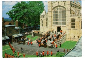 Her Majesty Queen Elizabeth II Leaving St Georges Chapel, Windsor Castle