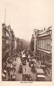 BR81324 fleet street london double decker bus truck  real photo uk