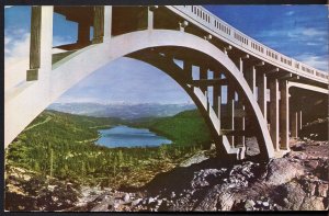 California Bridge Donner Lake is a freshwater lake in the Sierra Nevadas Chrome