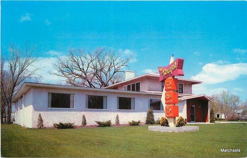 1950s HOLDREDGE NEBRASKA Regal Steak House Achterberg postcard 11164