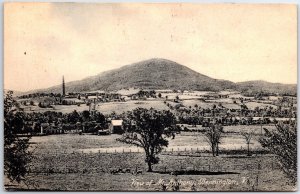 VINTAGE POSTCARD VIEW OF MOUNT ANTHONY AT BENNINGTON VERMONT POSTED 1910