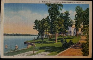 Vintage Postcard 1935 Red Fez Country Club, Lake Catawba, Charlotte, N. Carolina