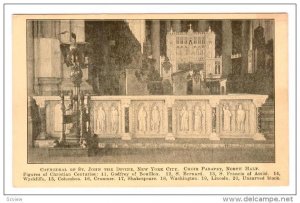 Choir Parapet, North Half, Cathedral of St. John the Divine, New York City, 1...
