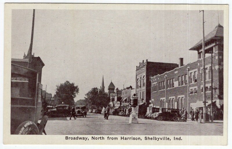 Shelbyville, Ind., Broadway, North from Harrison