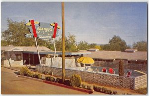 DRANEY'S MOTEL Roadside ST. GEORGE, UTAH 1950s Chrome Vintage Postcard