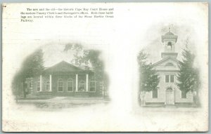 CAPE MAY NJ COURT HOUSE 1910 ANTIQUE POSTCARD