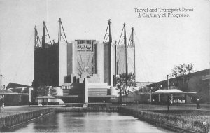 Chicago Century of Progress Travel & Transport Dome B&W Postcard  Unused