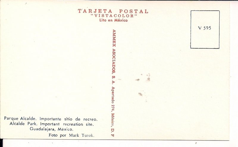 AMUSEMENT PARK, Guadalajara, MEXICO, Alcalde Park, , Miniature Train, 1960s