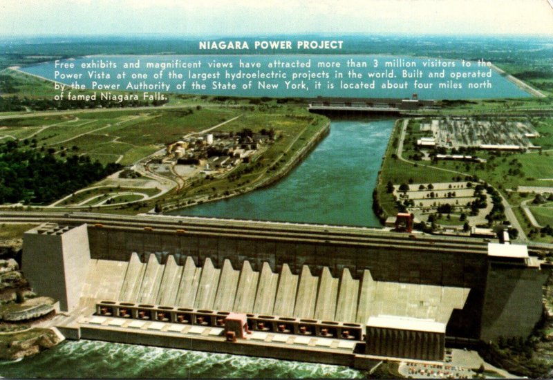 New York Niagara Falls Dam The Niagara Power Project