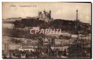 Old Postcard Lyon general view